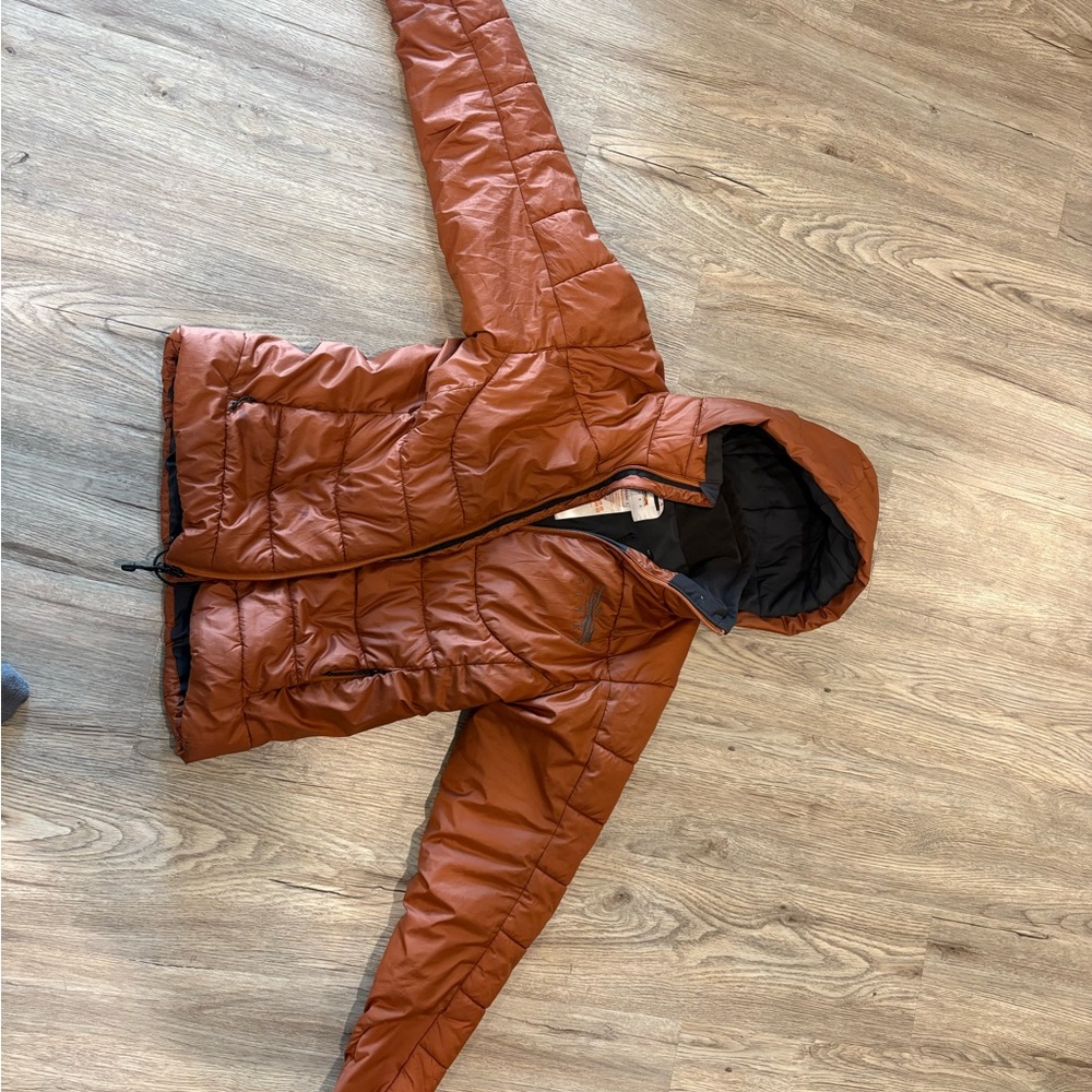 Rust Orange Sitka Puffer Jacket - image 5